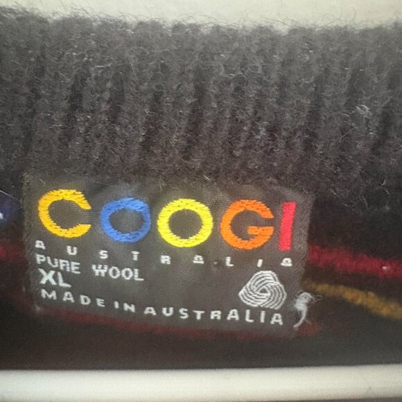 COOGI multi-colored fun piece 100% wool in great condition - Picture 3 of 5